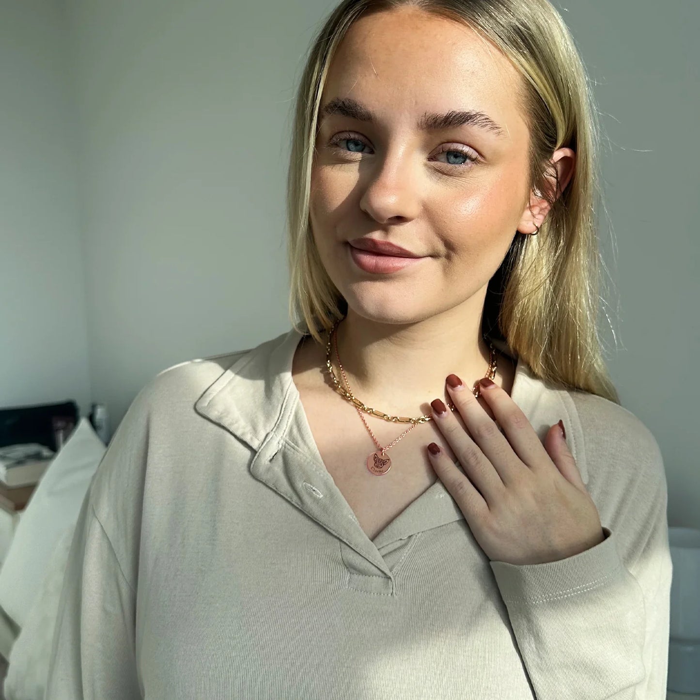 Collana personalizzata con volto dell’animale