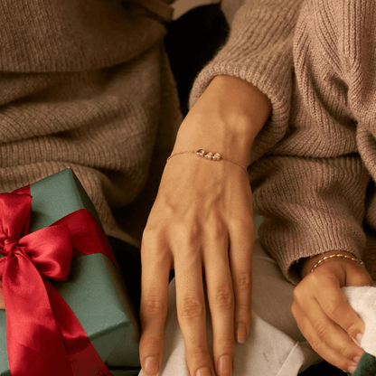 Bracciale personalizzato con iniziale e ciondolo a forma di cuore