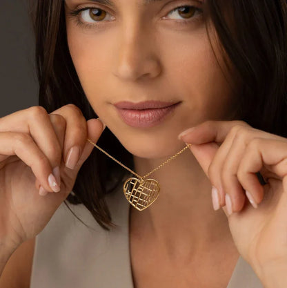 Collana personalizzata con mappa