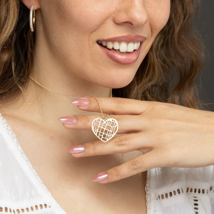 Collana personalizzata con mappa