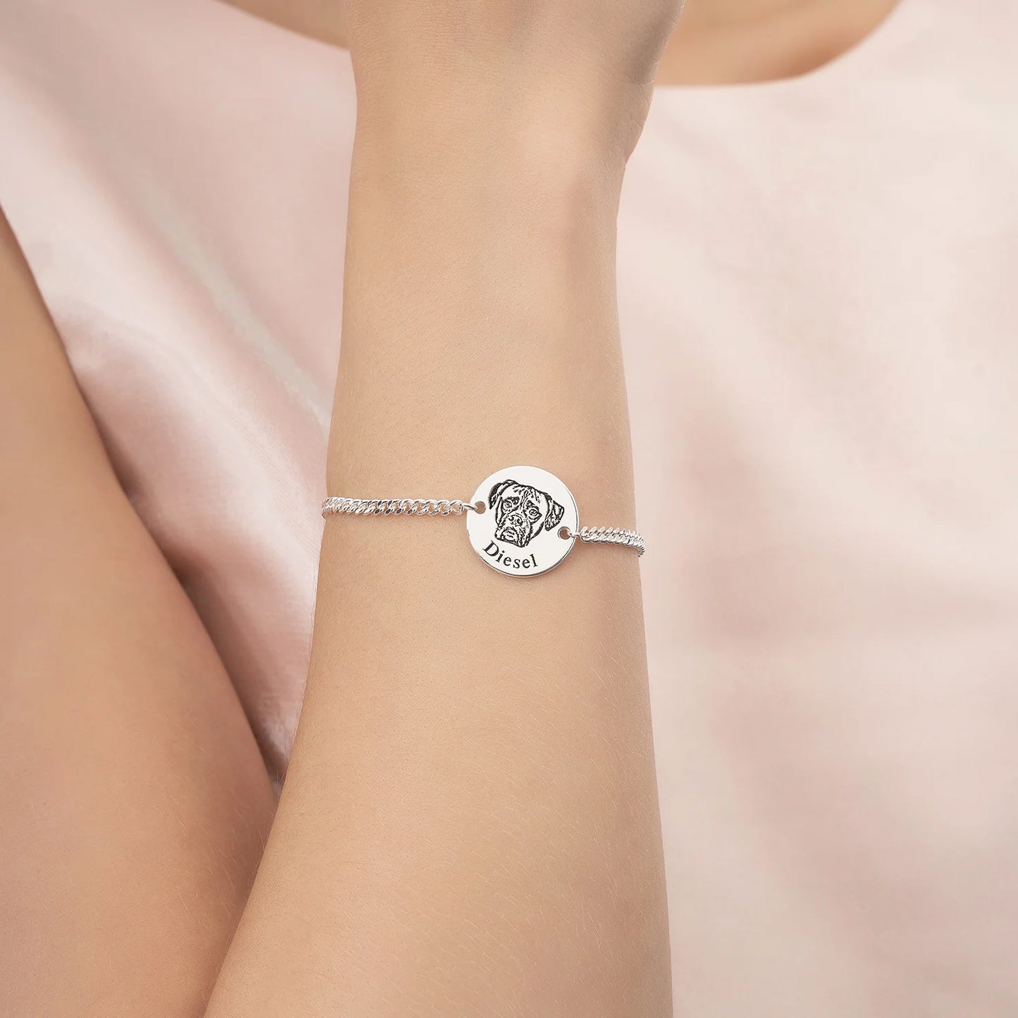 Bracciale personalizzato con volto dell’animale