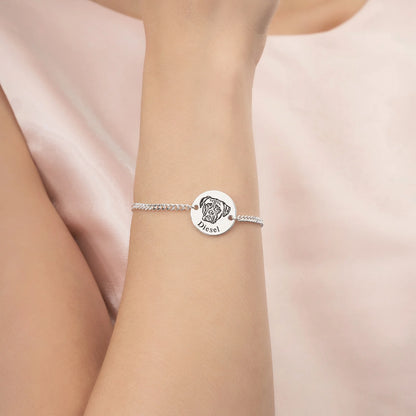 Bracciale personalizzato con volto dell’animale
