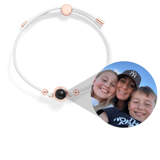 Bracciale personalizzato in pelle con foto