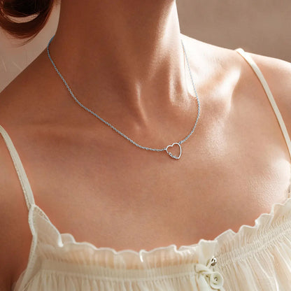 Collana personalizzata con nome a forma di cuore