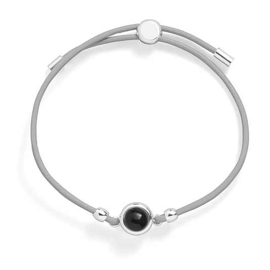 Bracciale personalizzato in pelle con foto