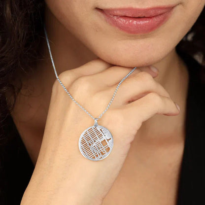 Collana personalizzata con mappa