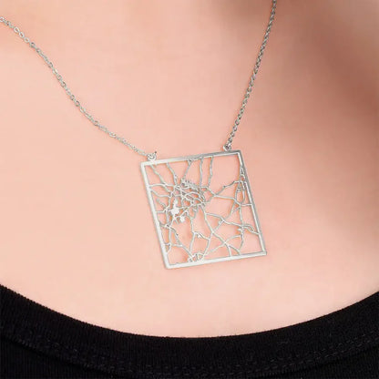 Collana personalizzata con mappa