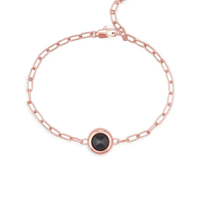 Bracciale personalizzato con foto e catena a graffetta