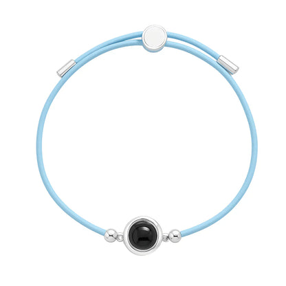 Bracciale personalizzato in pelle con foto