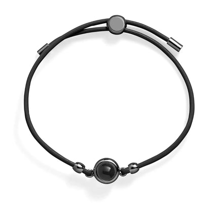 Bracciale personalizzato in pelle con foto