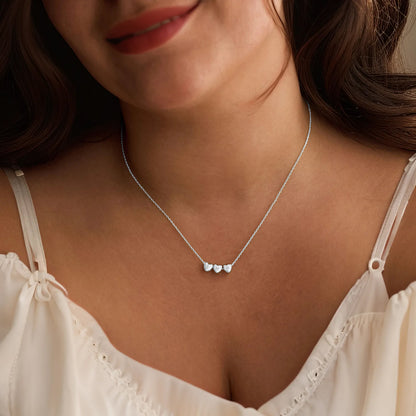 Collana personalizzata con iniziale e ciondolo a forma di cuore