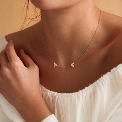Collana personalizzata con cuore inciso