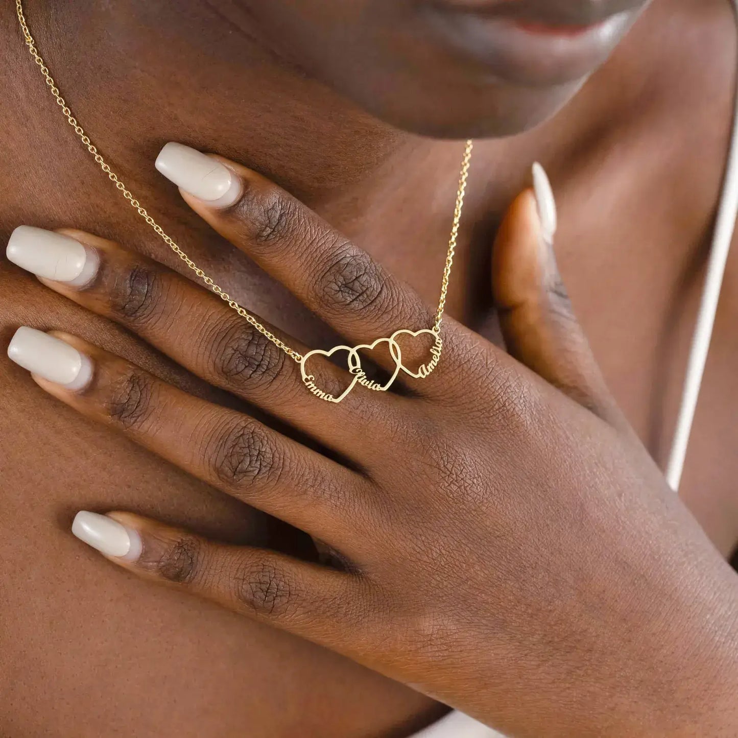 Collana personalizzata con nome a forma di cuore