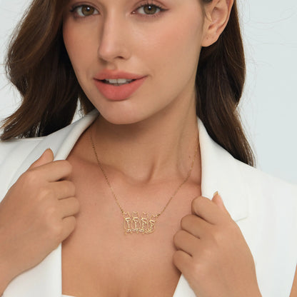 Collana personalizzata con nome del gatto