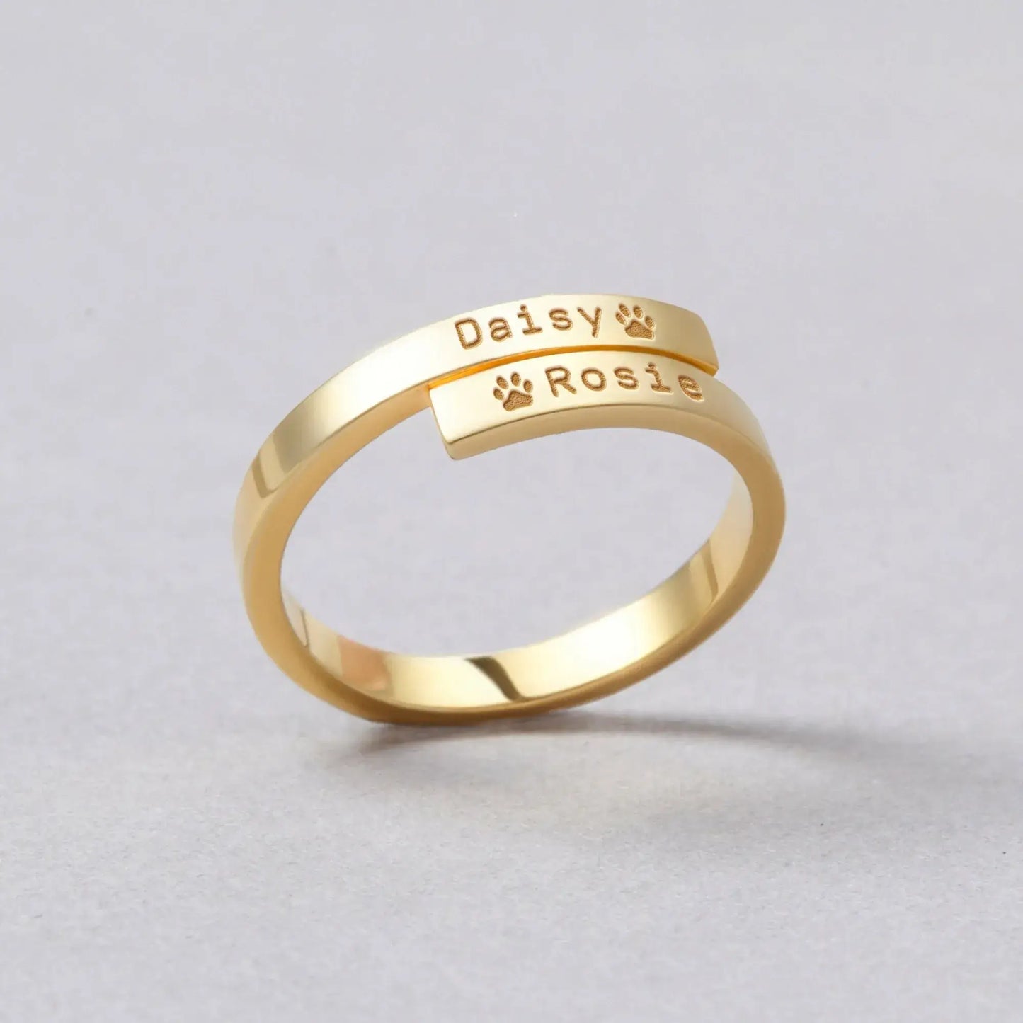 Anello personalizzato con nome del tuo animale