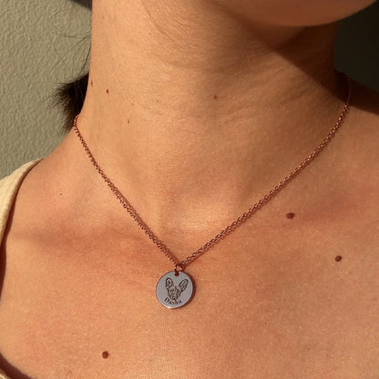 Collana personalizzata con volto dell’animale