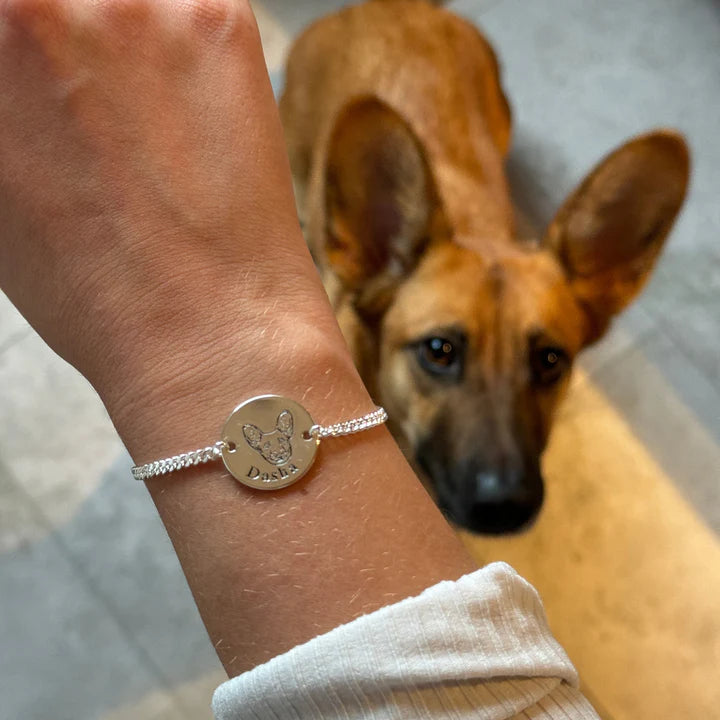 Bracciale personalizzato con volto dell’animale