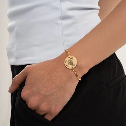 Bracciale personalizzato con volto dell’animale