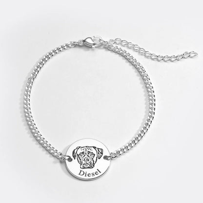 Bracciale personalizzato con volto dell’animale