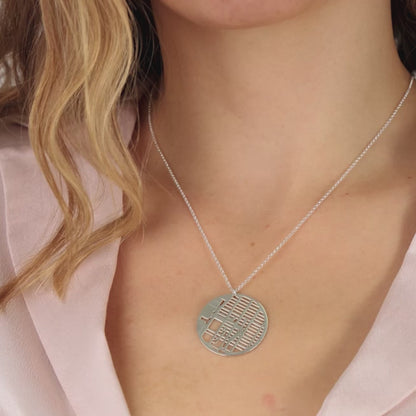 Collana personalizzata con mappa